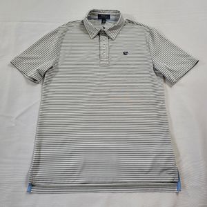 Polo Ralph Lauren Shirt Boys Large 14/16 Mens XS Striped Rear Center Logo Golf